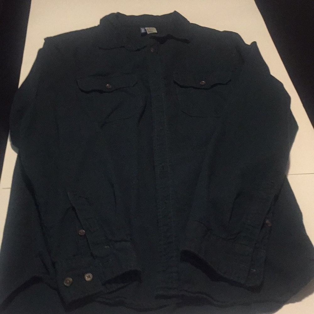 Casual long sleeve button down shirt